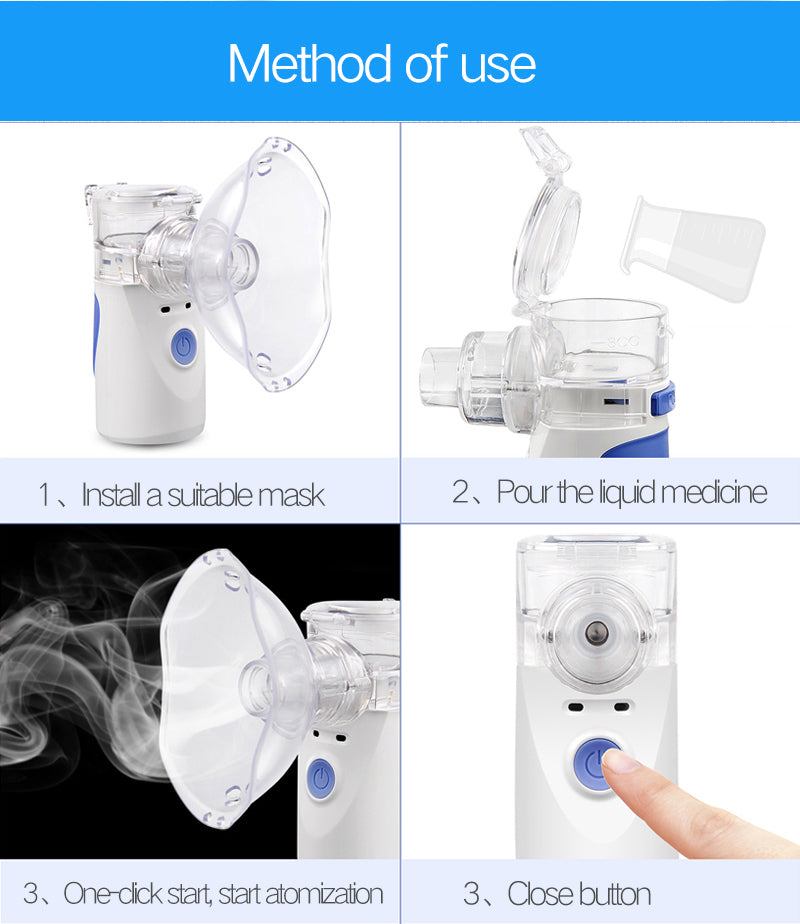 Portable Mesh Nebulizer Adult & Kids