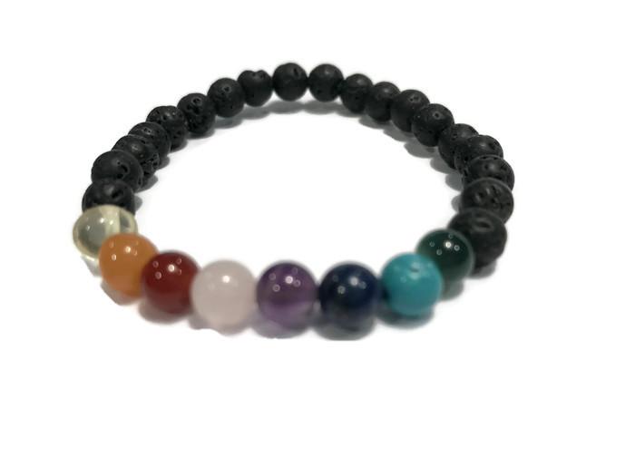  ONESING 3 Pcs Chakra Bracelets for Women Lava Rock 7 Chakras  Crystals and Healing Stones Bracelets 8mm Crystal Bracelet Yoga Beaded  Bracelets Essential Oil Diffuser (Amber, Red, Lapizs) : Clothing, Shoes