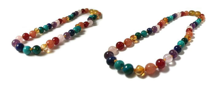 Mommy Daughter Match Matching Baltic Amber Teething Necklaces